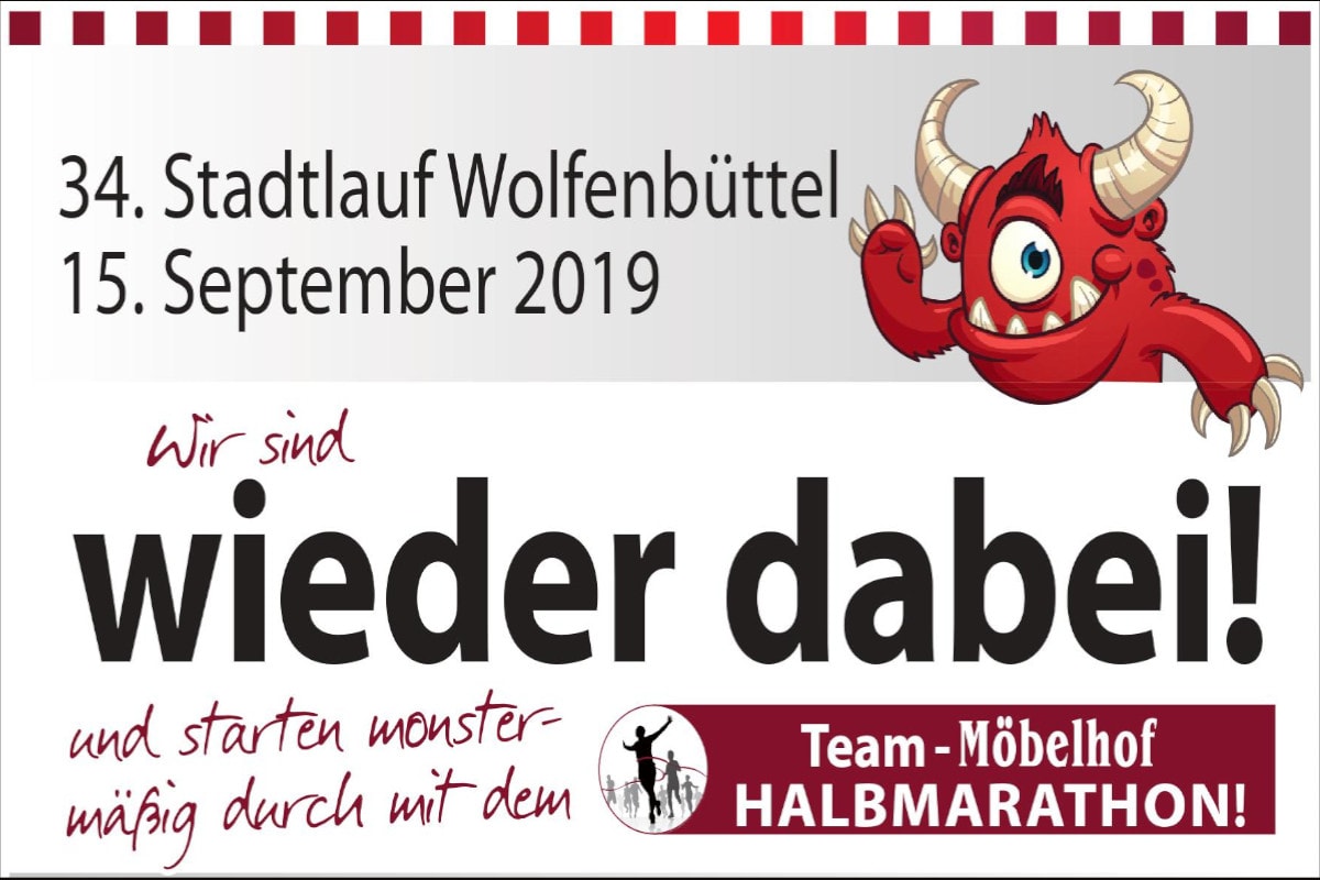 Stadgraben Lauf Wolfenbüttel 2019 Marathon Möbelhof-Adersheim
