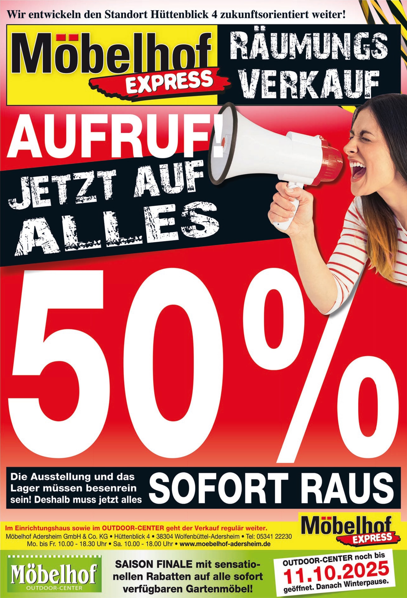 Möbelhof EXPRESS - Jetzt auf alles 50%
